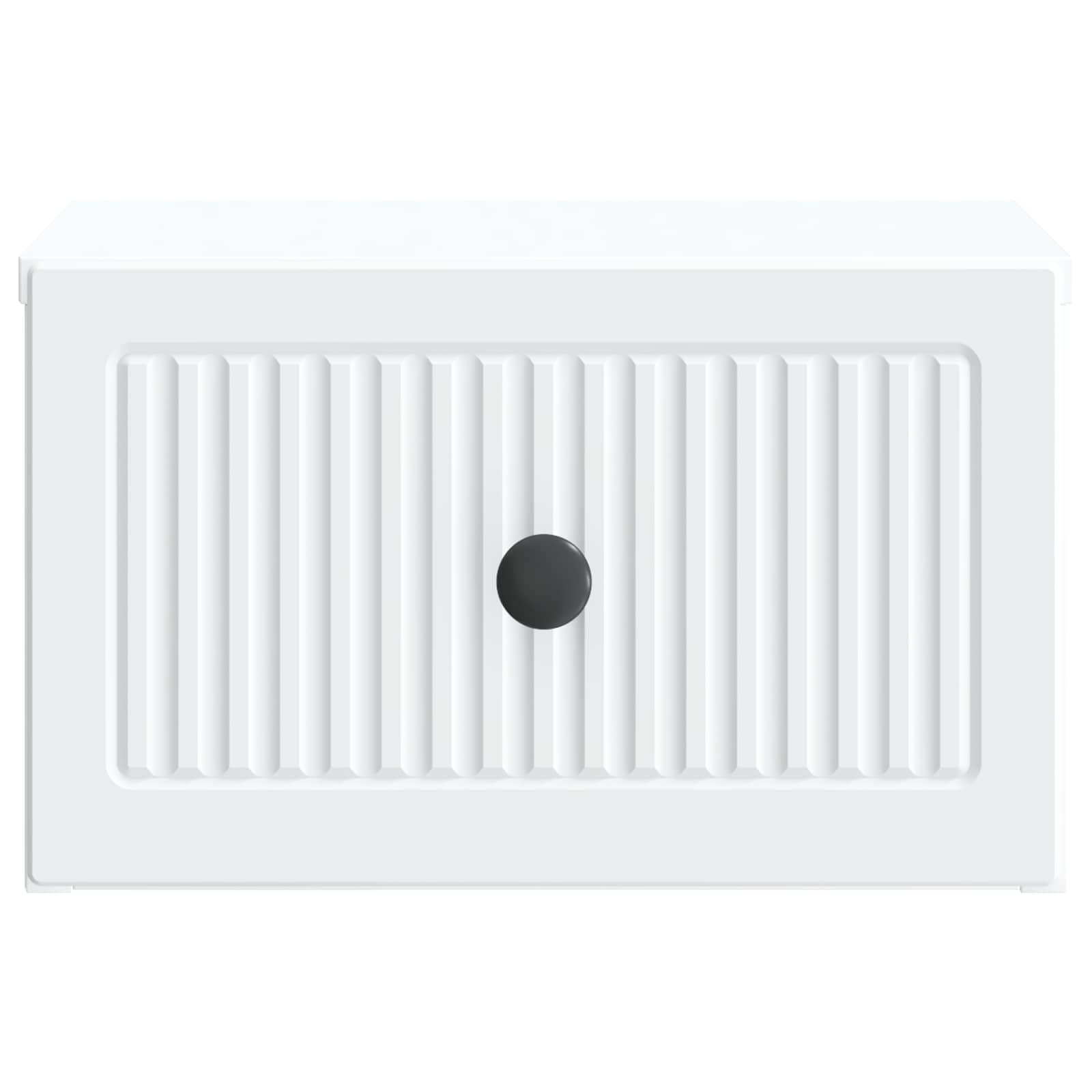 Wandmontierter Nachttisch 2 pcs Weiß 33 x 34,5 x 20 cm