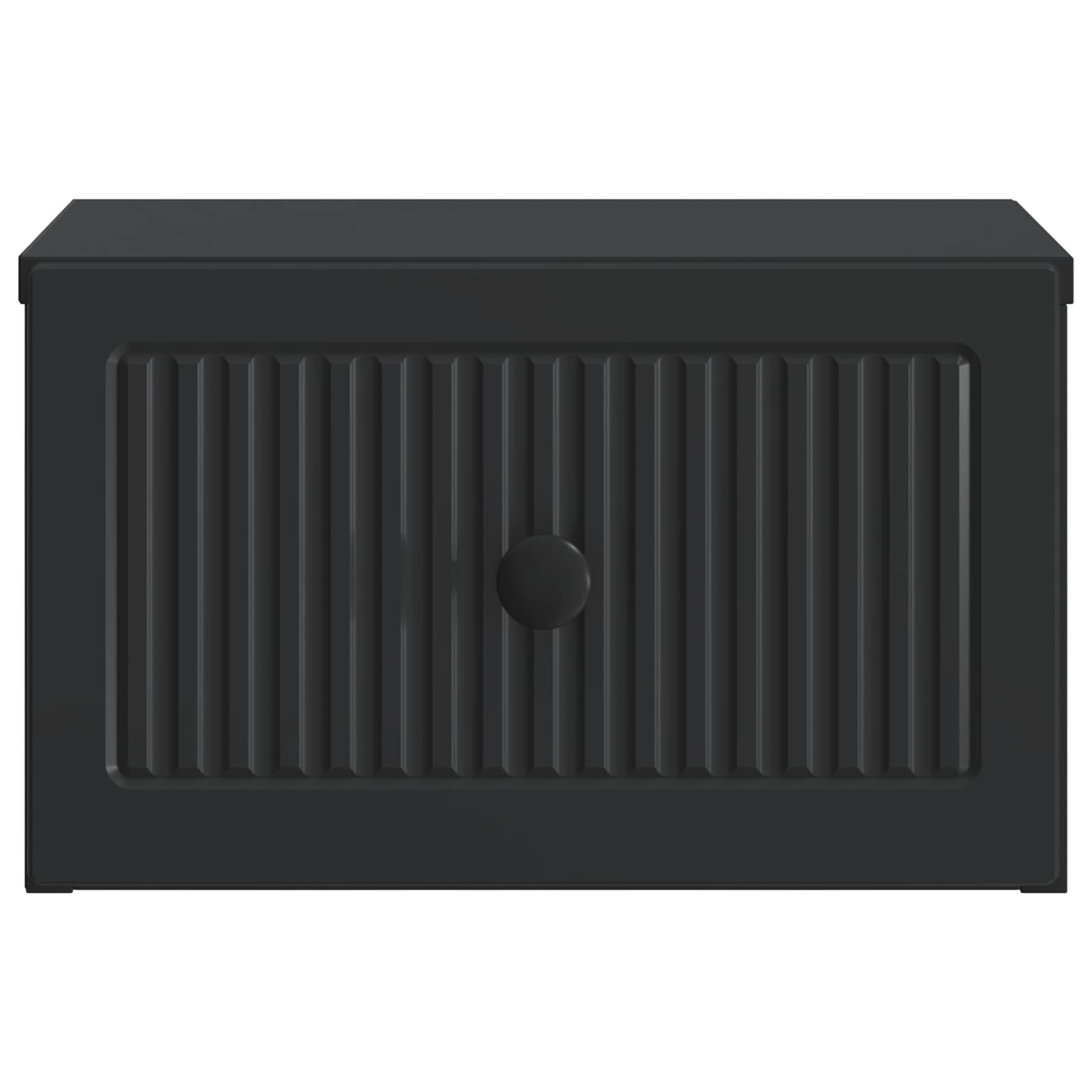 Wandmontierter Nachttisch 2 pcs Schwarz 33 x 34,5 x 20 cm