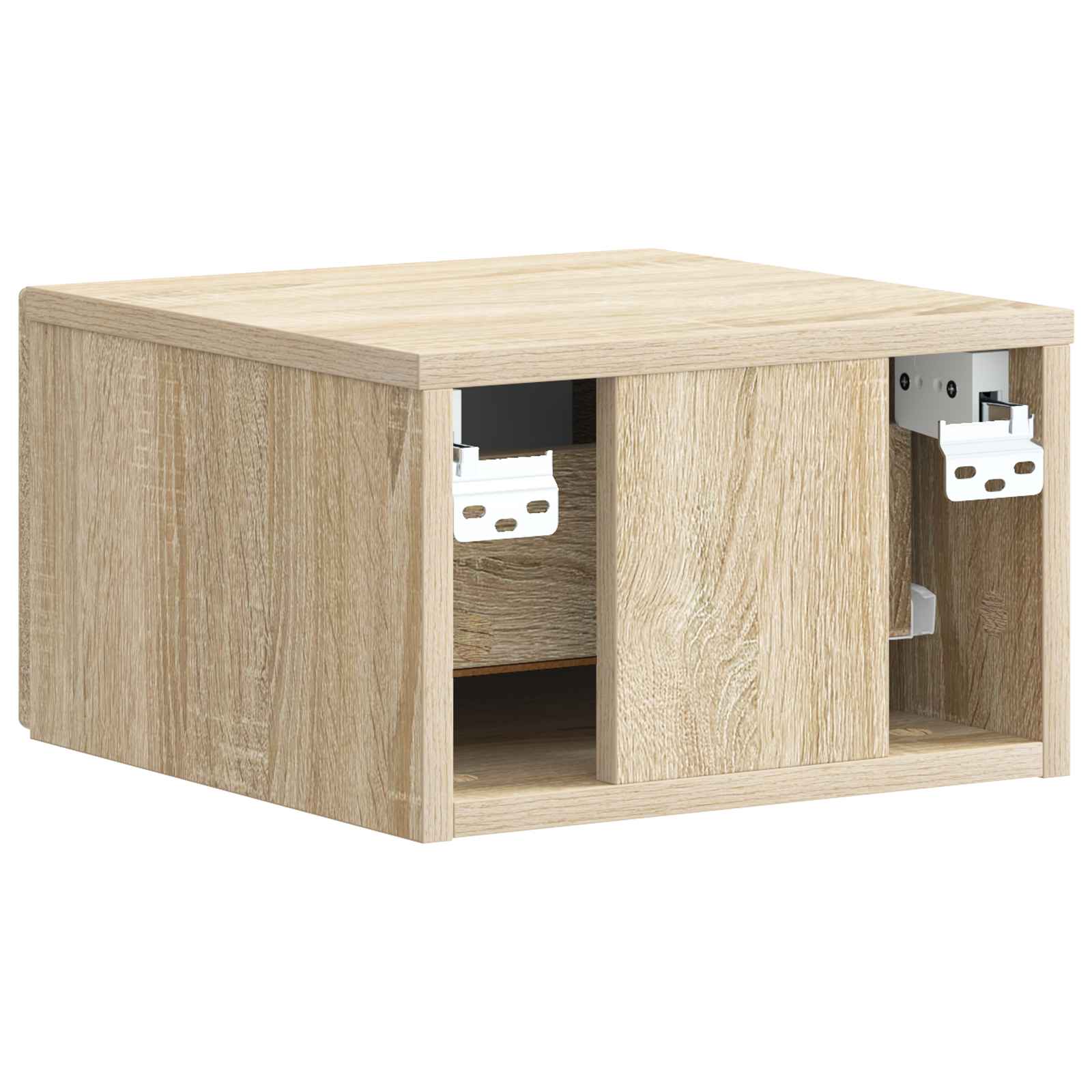 Wandmontierter Nachttisch Sonoma-Eiche 33 x 34,5 x 20 cm