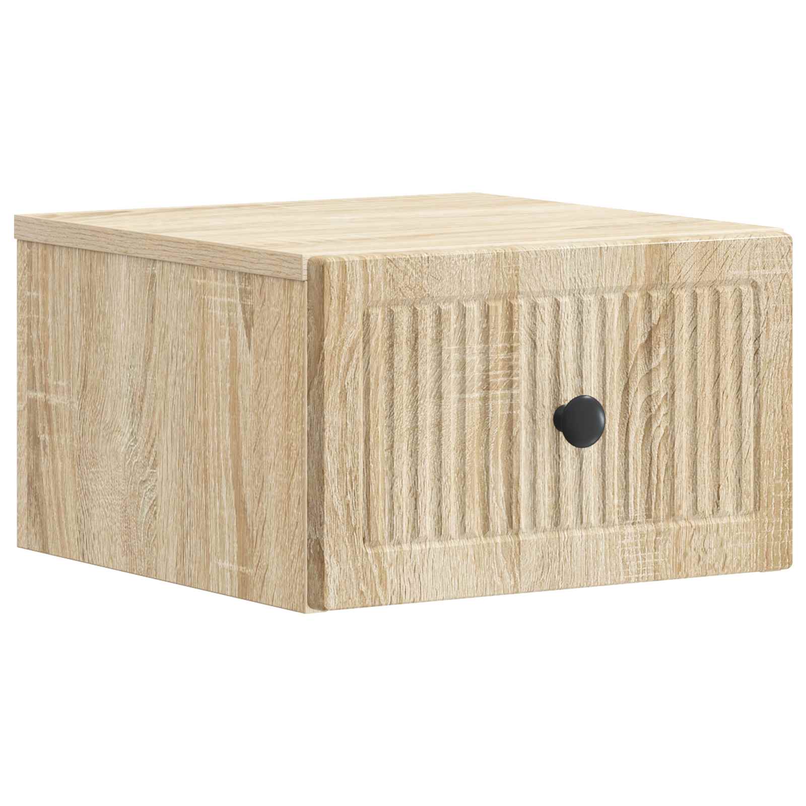 Wandmontierter Nachttisch 2 pcs Sonoma-Eiche 33 x 34,5 x 20 cm