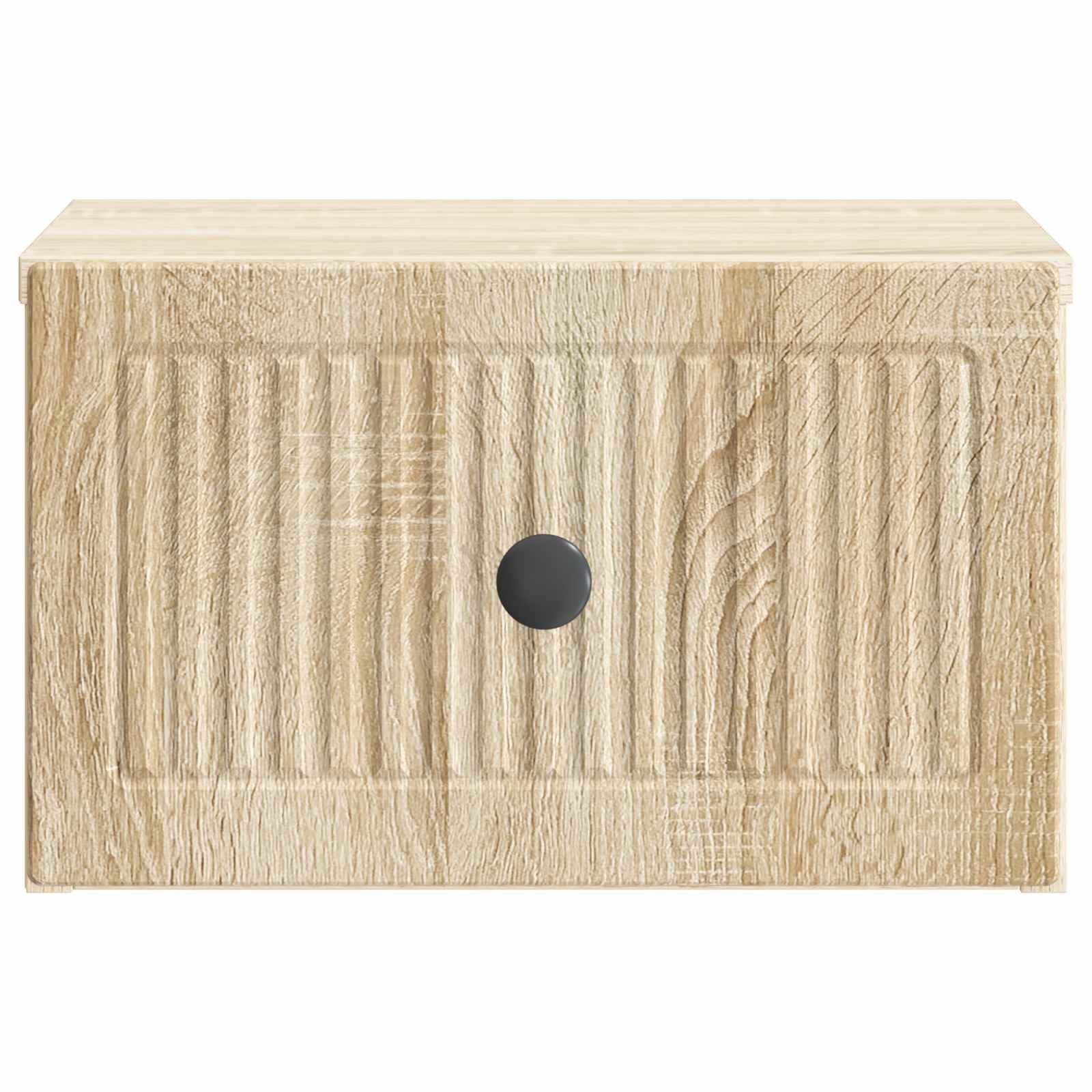 Wandmontierter Nachttisch 2 pcs Sonoma-Eiche 33 x 34,5 x 20 cm