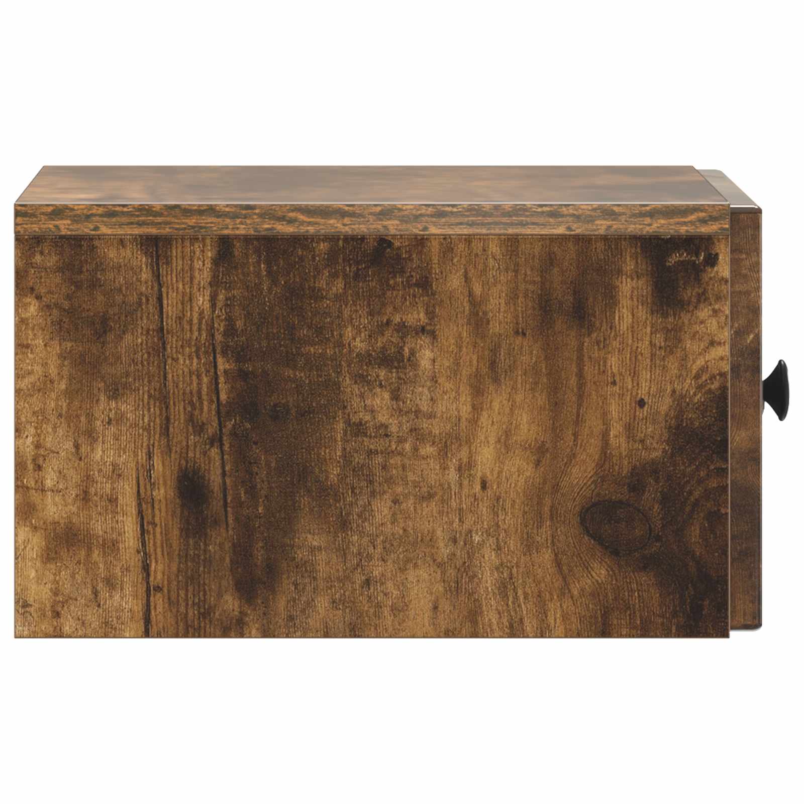 Wandmontierter Nachttisch 2 pcs Geräucherte Eiche Holzwerkstoff