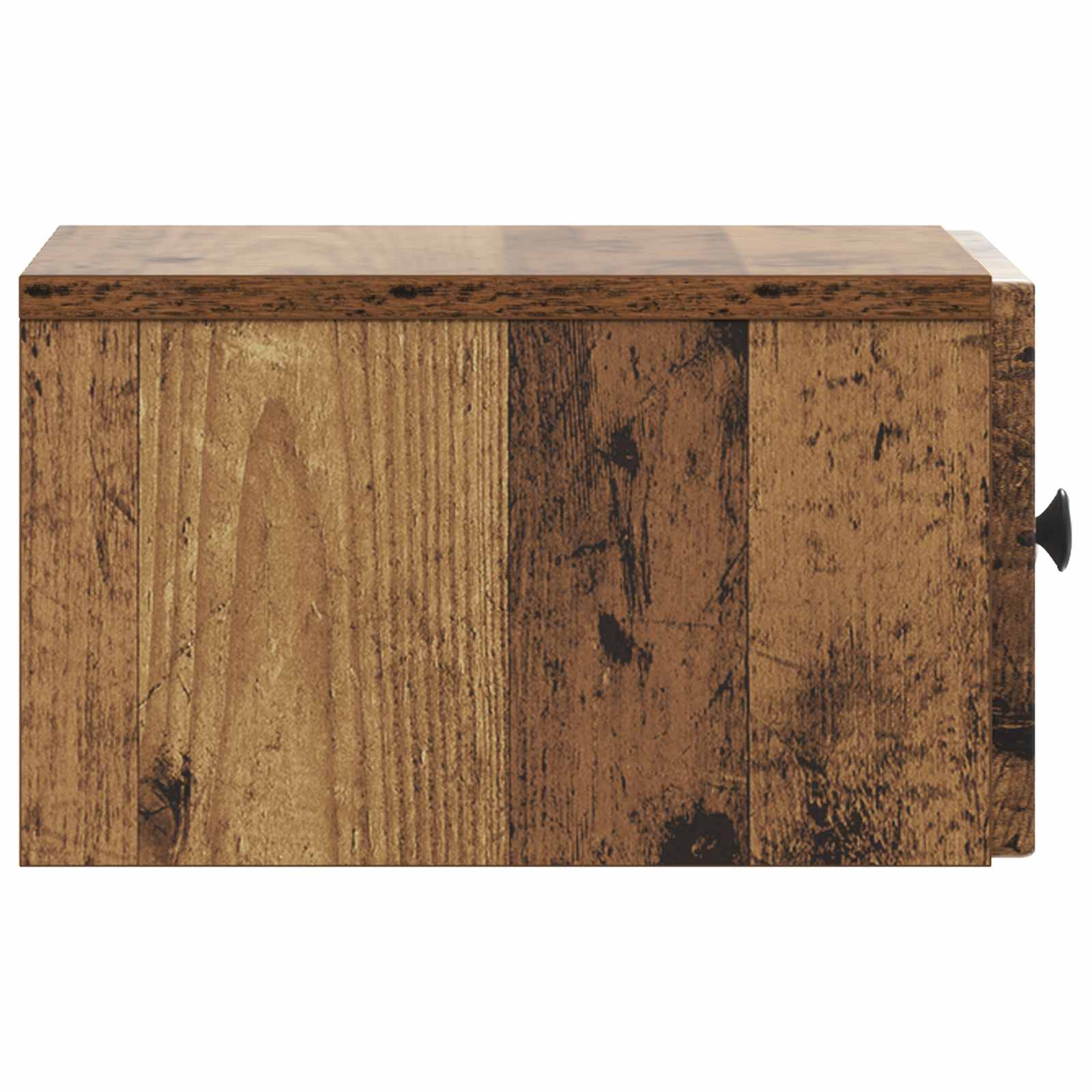 Wandmontierter Nachttisch 2 pcs Altholz 33 x 34,5 x 20 cm