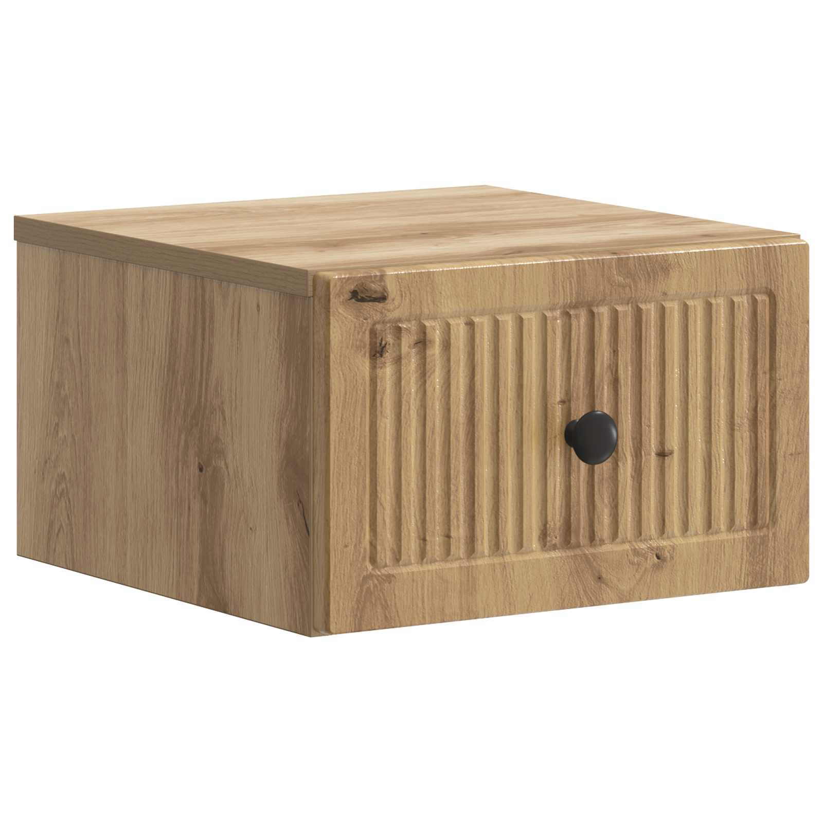 Wandmontierter Nachttisch 2 pcs Artisan-Eiche 33 x 34,5 x 20 cm