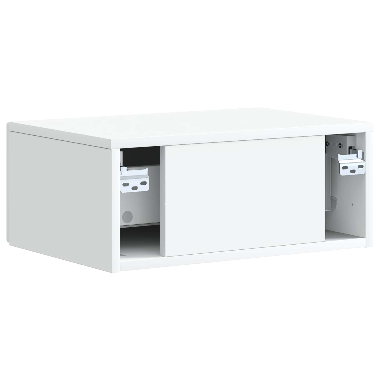 Nachttisch 2 pcs Weiß 49 x 34,5 x 20 cm Holzwerkstoff