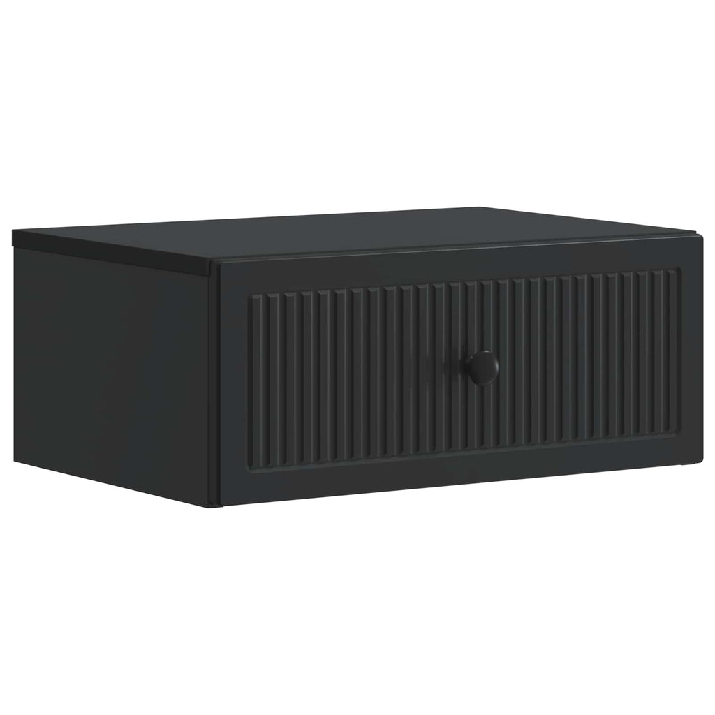 Nachttisch 2 pcs Schwarz 49 x 34,5 x 20 cm Holzwerkstoff