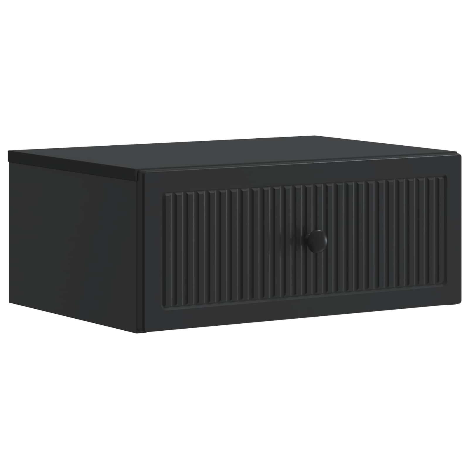 Nachttisch 2 pcs Schwarz 49 x 34,5 x 20 cm Holzwerkstoff