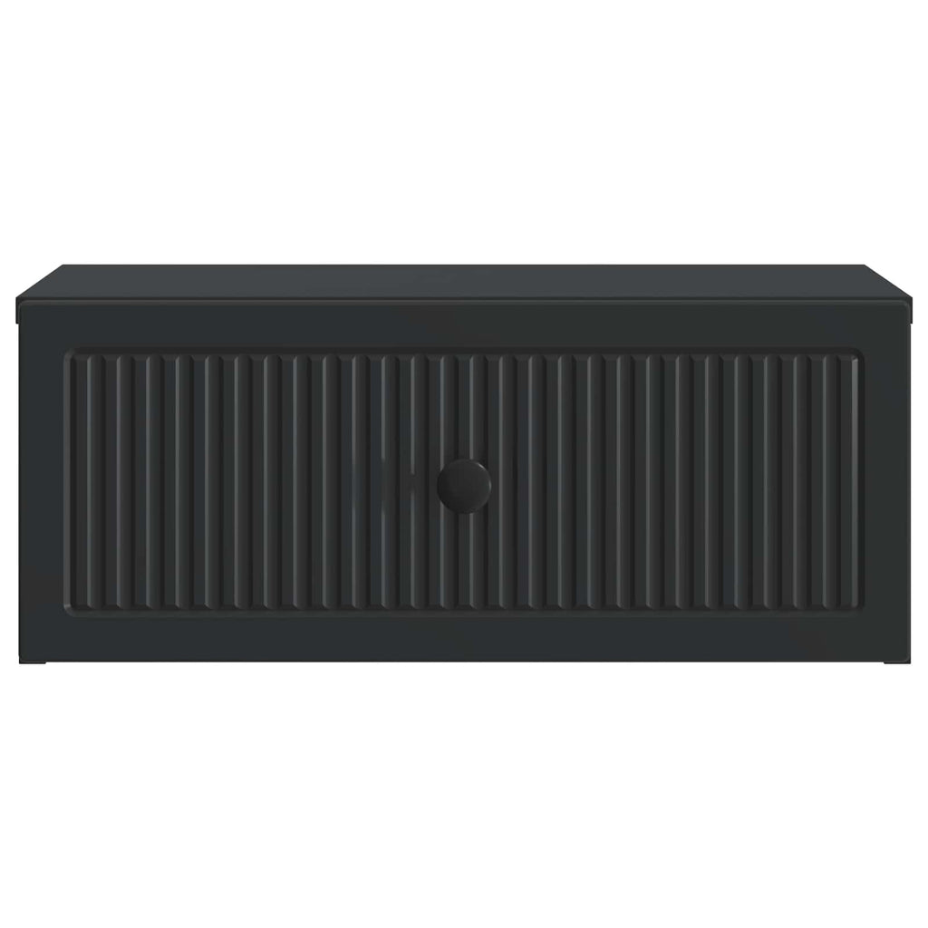 Nachttisch 2 pcs Schwarz 49 x 34,5 x 20 cm Holzwerkstoff