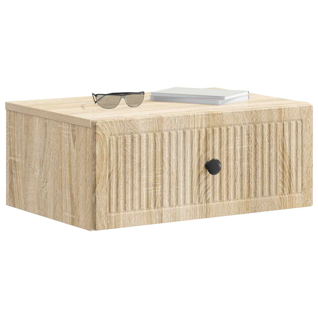 Nachttisch 2 pcs Sonoma-Eiche 49 x 34,5 x 20 cm Holzwerkstoff