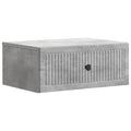 Nachttisch Betongrau 49 x 34,5 x 20 cm Holzwerkstoff