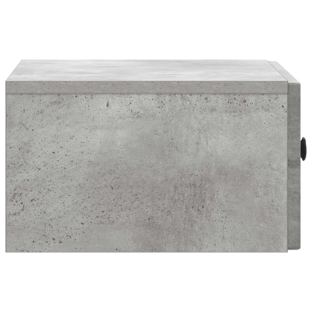 Nachttisch Betongrau 49 x 34,5 x 20 cm Holzwerkstoff