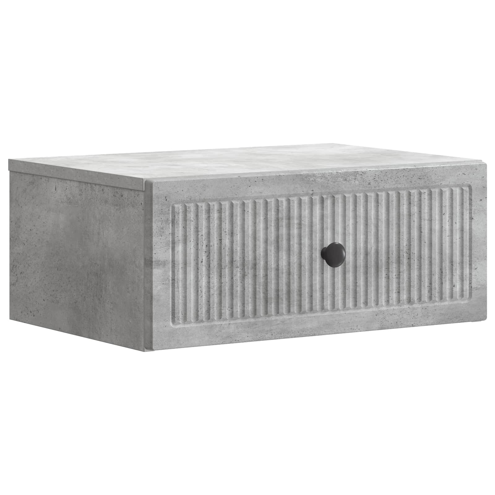 Nachttisch 2 pcs Betongrau 49 x 34,5 x 20 cm Holzwerkstoff