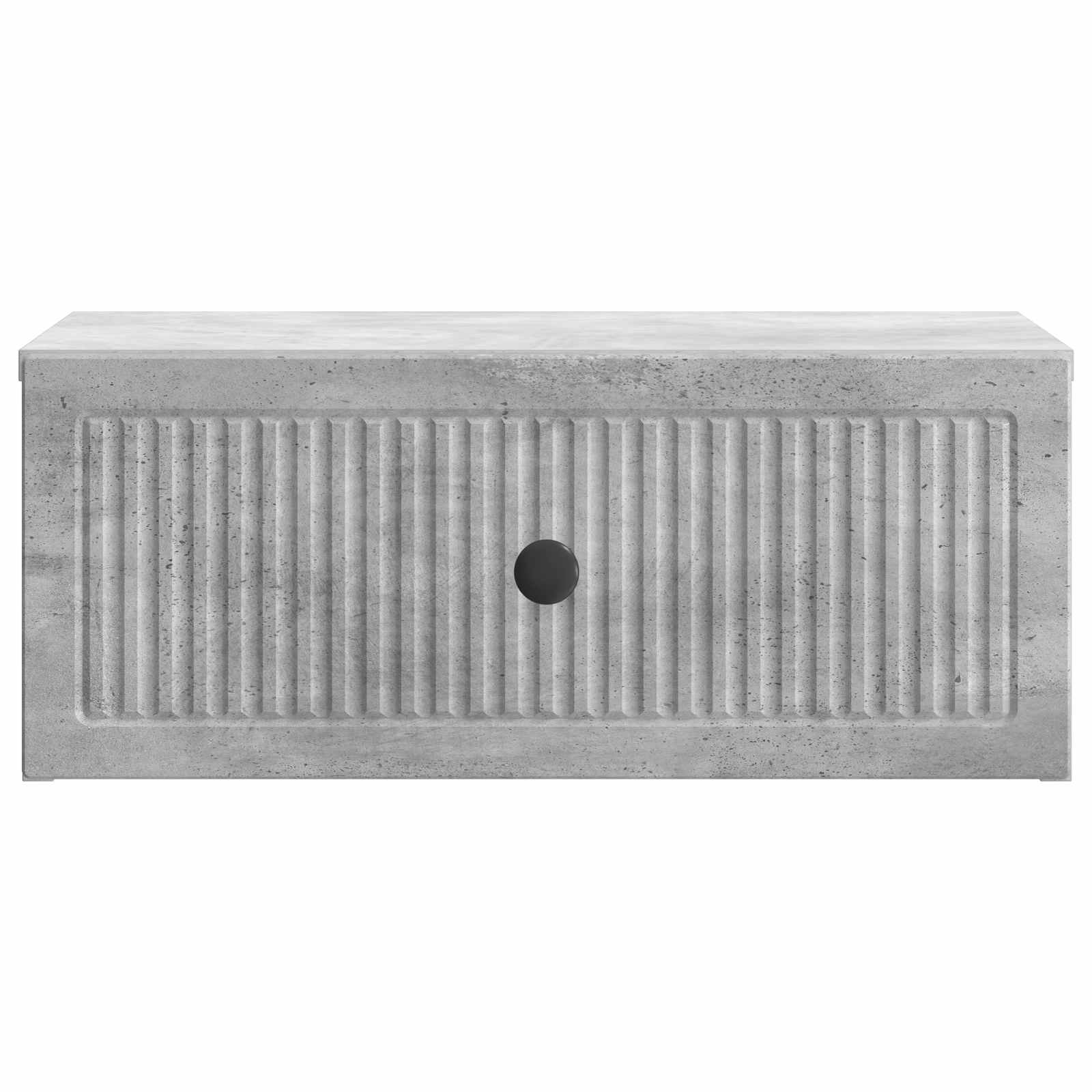Nachttisch 2 pcs Betongrau 49 x 34,5 x 20 cm Holzwerkstoff