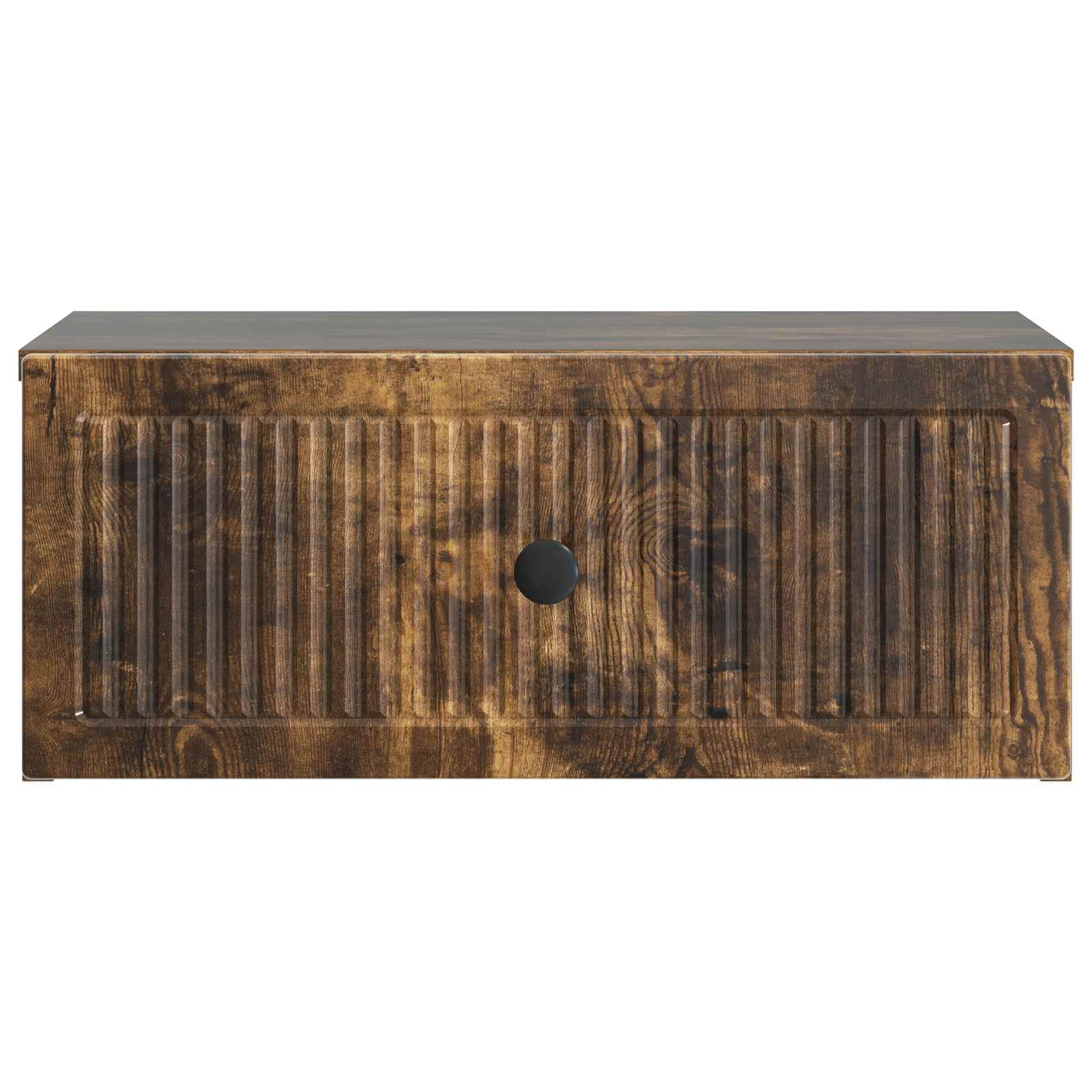 Nachttisch 2 pcs Geräucherte Eiche 49 x 34,5 x 20 cm