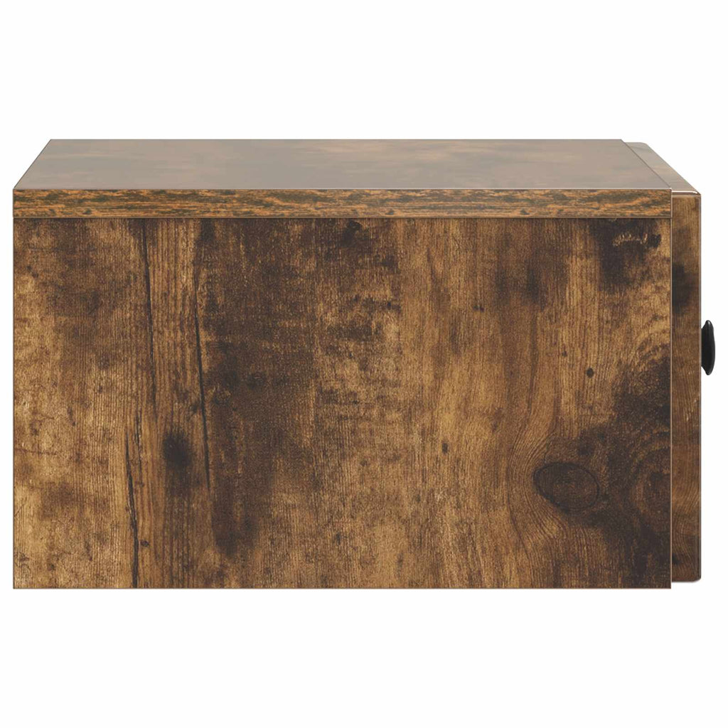 Nachttisch 2 pcs Geräucherte Eiche 49 x 34,5 x 20 cm