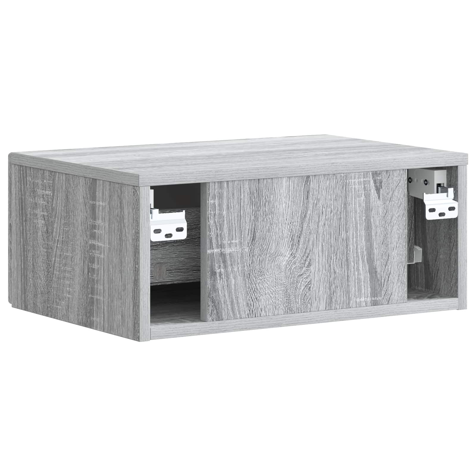 Nachttisch 2 pcs Graues Sonoma 49 x 34,5 x 20 cm Holzwerkstoff