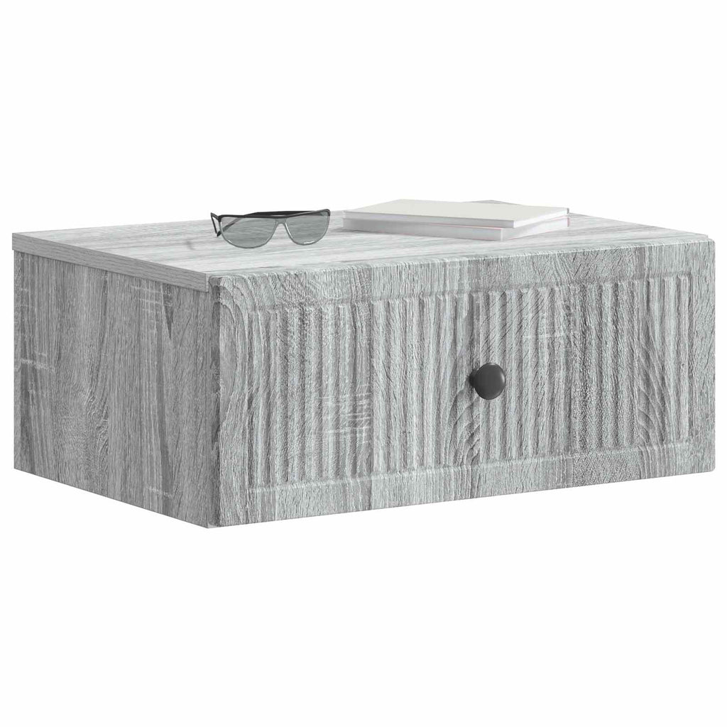 Nachttisch 2 pcs Graues Sonoma 49 x 34,5 x 20 cm Holzwerkstoff