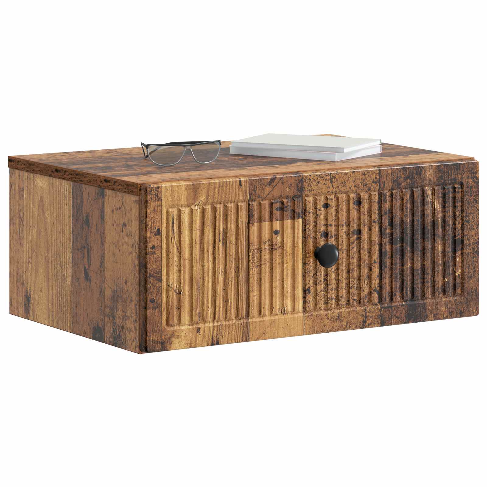 Nachttisch 2 pcs Altholz 49 x 34,5 x 20 cm Holzwerkstoff