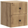 Wandmontierter Nachttisch Artisan-Eiche 33 x 34,5 x 40 cm