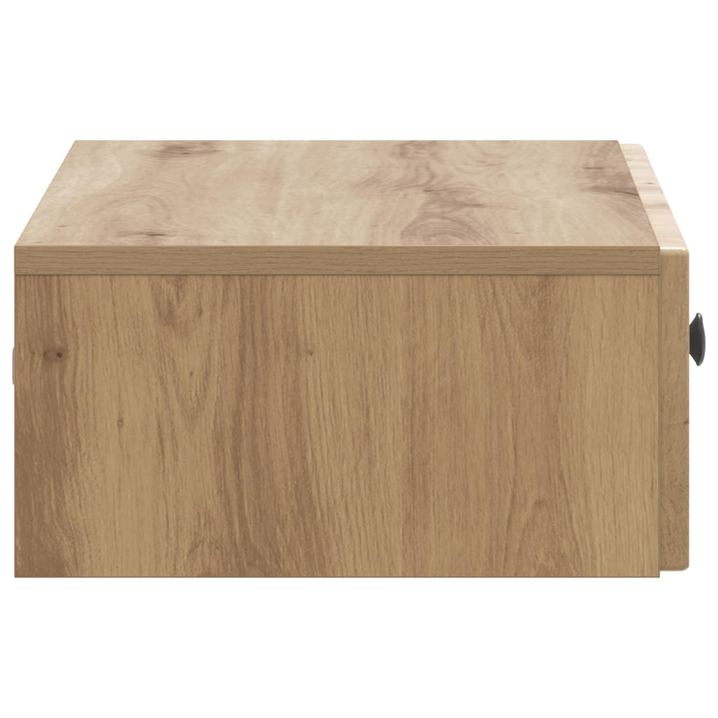 Wandmontierter Beistelltisch Artisan-Eiche 59 x 34,5 x 17 cm
