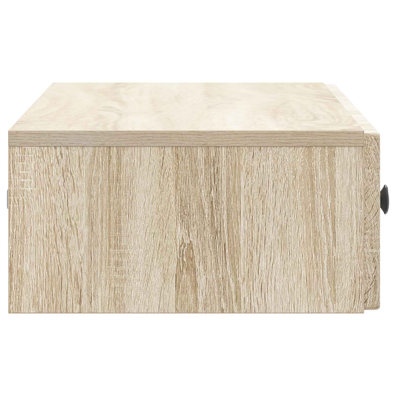 Wandmontierter Beistelltisch Sonoma-Eiche 87,5 x 34,5 x 17 cm