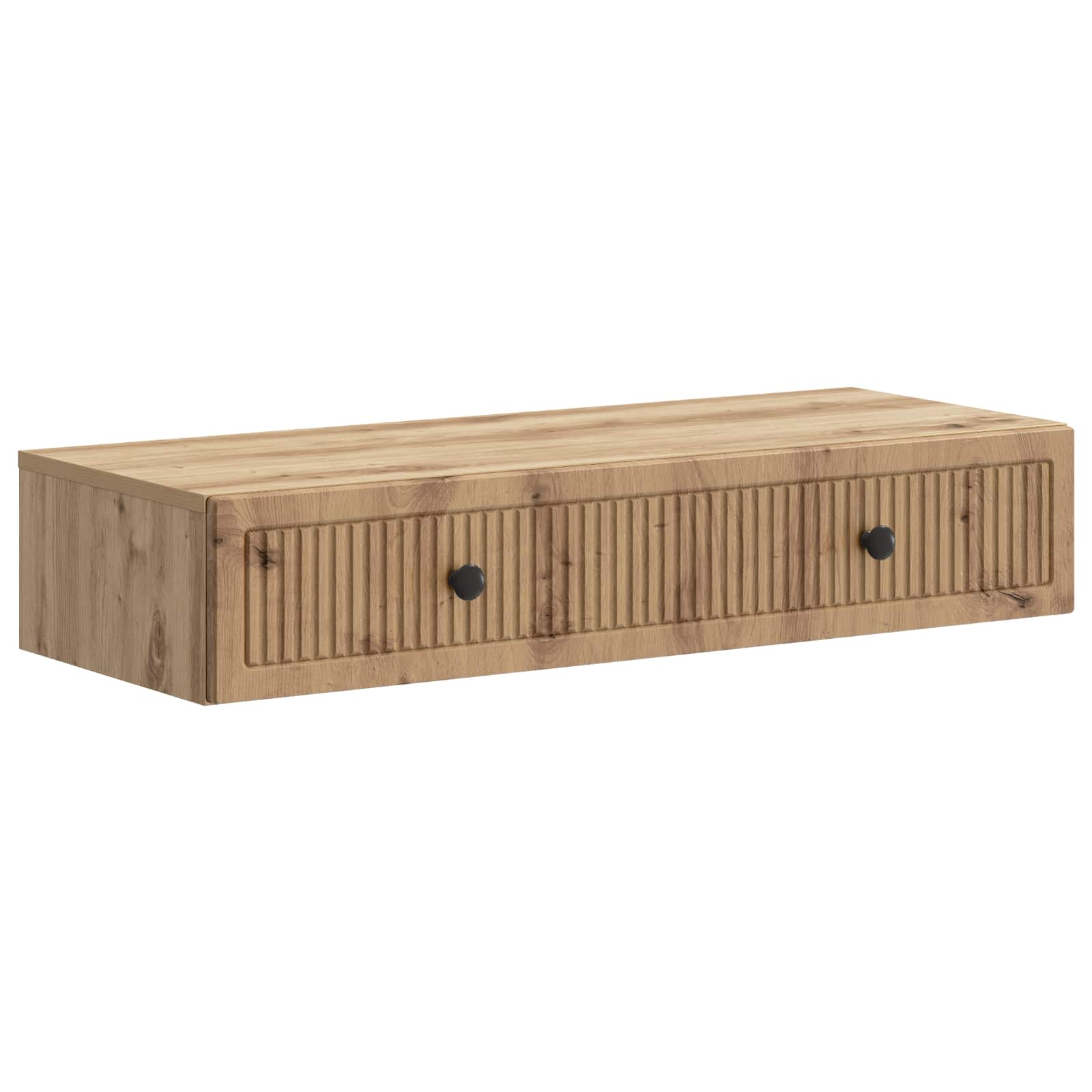 Wandmontierter Beistelltisch Artisan-Eiche 87,5 x 34,5 x 17 cm