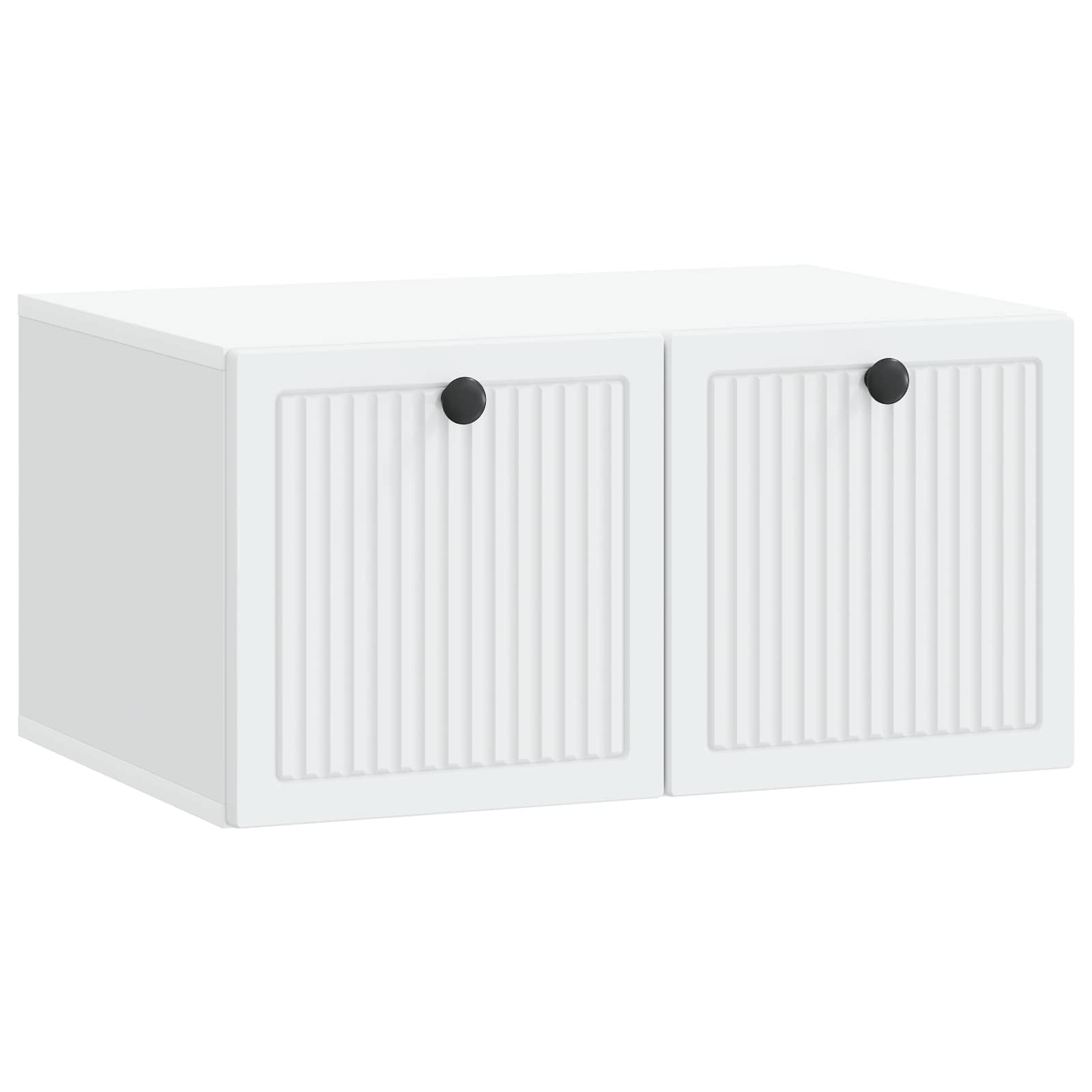 Wandmontierter TV-Schrank Weiß 59,5 x 41 x 30 cm Holzwerkstoff