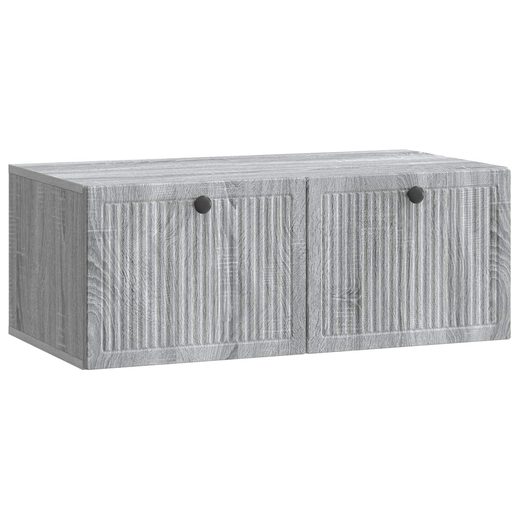 Wandmontierter TV-Schrank Graues Sonoma 78,5 x 41 x 30 cm