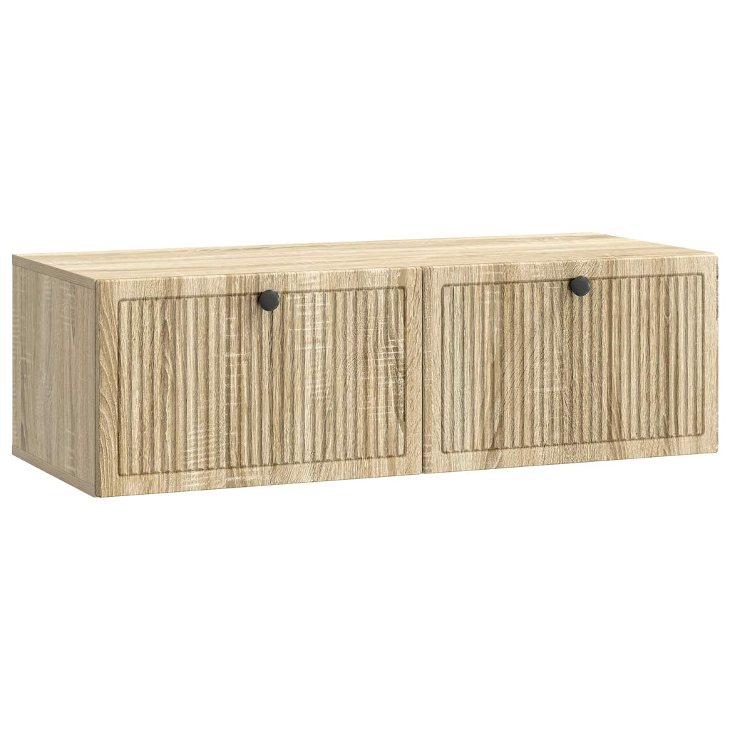 Wandmontierter TV-Schrank Sonoma-Eiche 98 x 41 x 30 cm
