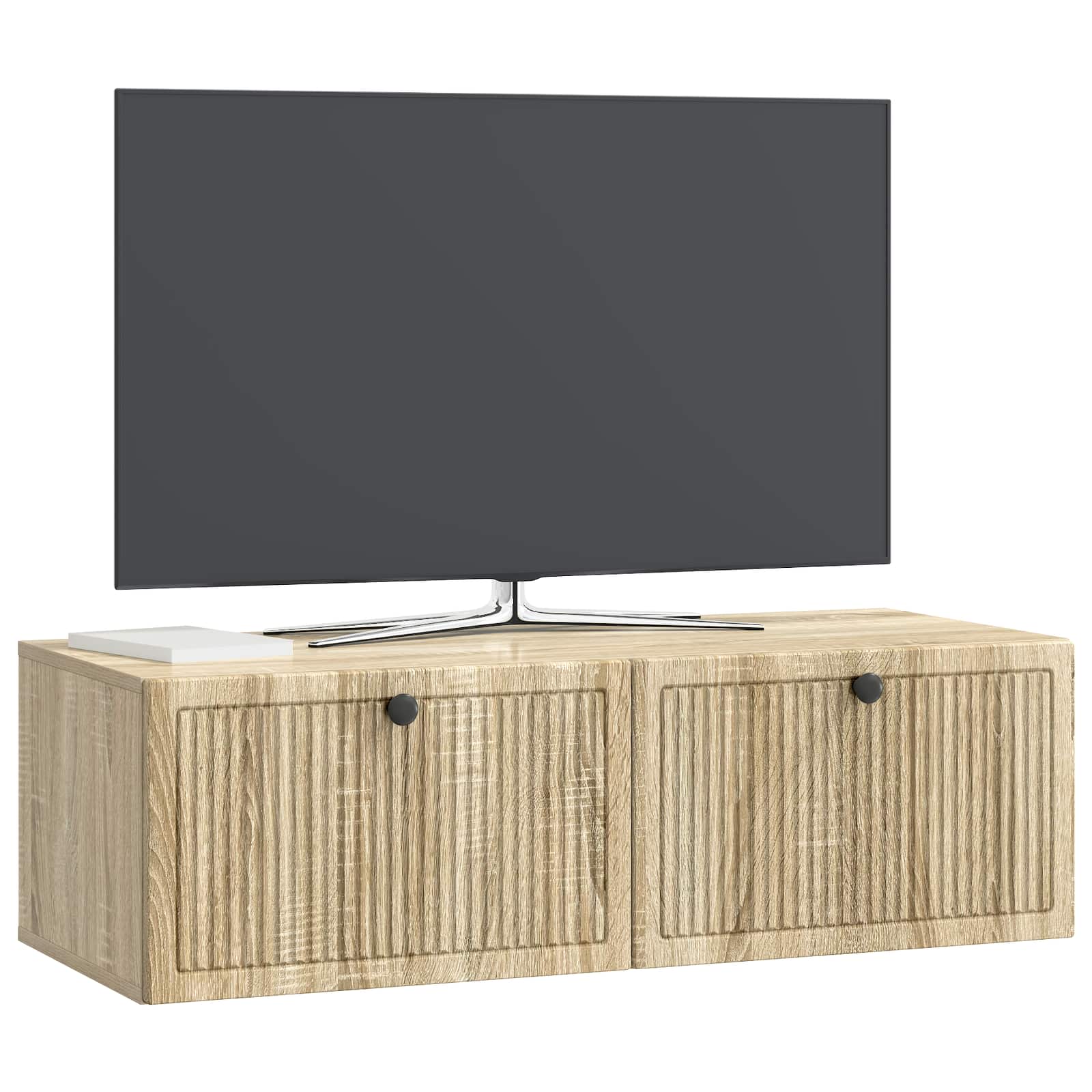 Wandmontierter TV-Schrank Sonoma-Eiche 98 x 41 x 30 cm