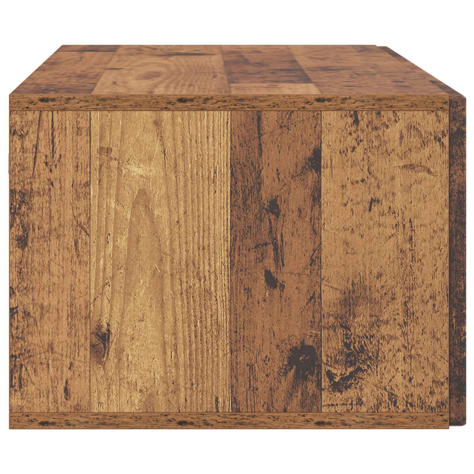 Wandmontierter TV-Schrank Altholz 98 x 41 x 30 cm Holzwerkstoff