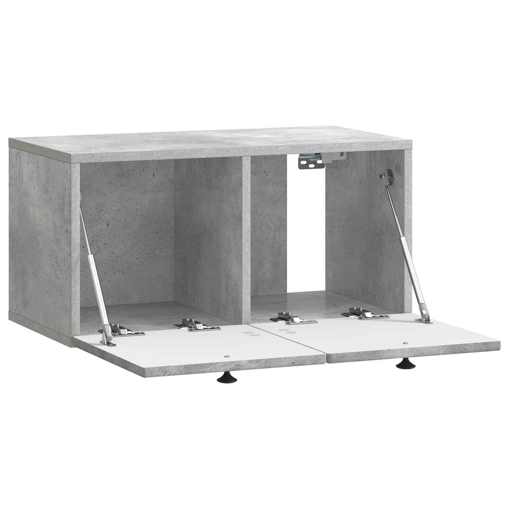 Wandmontierter TV-Schrank Betongrau 59,5 x 31 x 30 cm