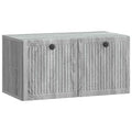 Wandmontierter TV-Schrank Graues Sonoma 59,5 x 31 x 30 cm