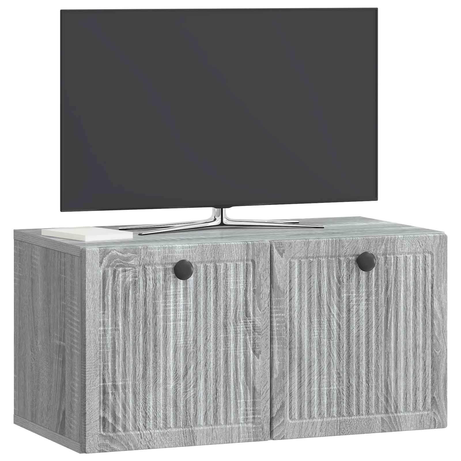 Wandmontierter TV-Schrank Graues Sonoma 59,5 x 31 x 30 cm