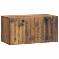 Wandmontierter TV-Schrank Altholz 59,5 x 31 x 30 cm