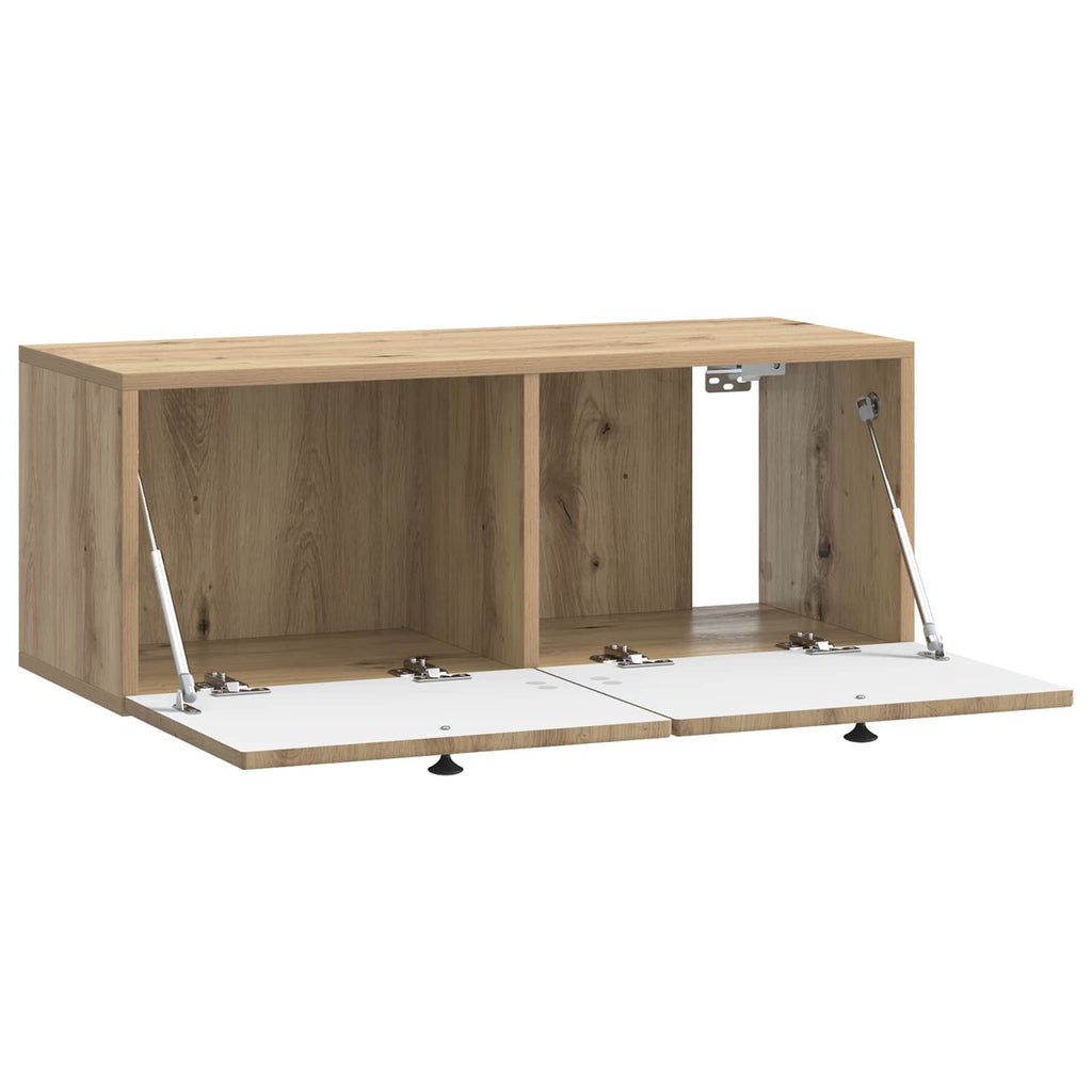 Wandmontierter TV-Schrank Artisan-Eiche 78,5 x 31 x 30 cm