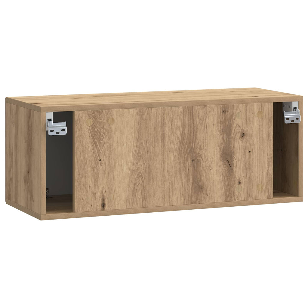 Wandmontierter TV-Schrank Artisan-Eiche 78,5 x 31 x 30 cm