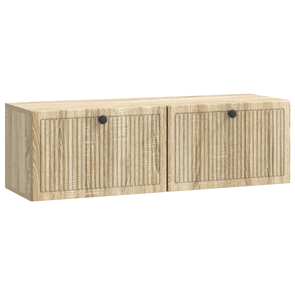 Wandmontierter TV-Schrank Sonoma-Eiche 98 x 31 x 30 cm