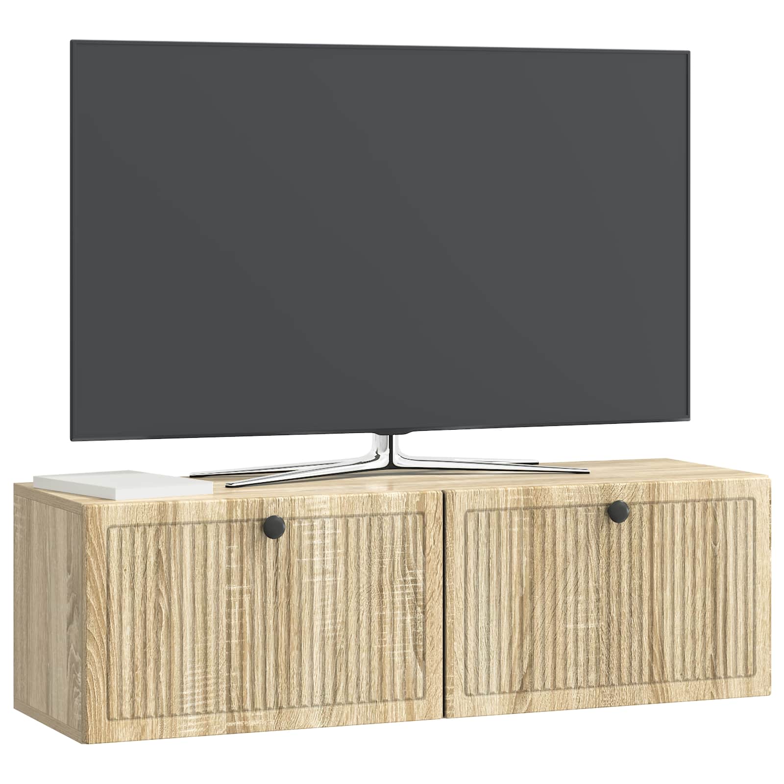 Wandmontierter TV-Schrank Sonoma-Eiche 98 x 31 x 30 cm