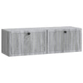 Wandmontierter TV-Schrank Graues Sonoma 98 x 31 x 30 cm