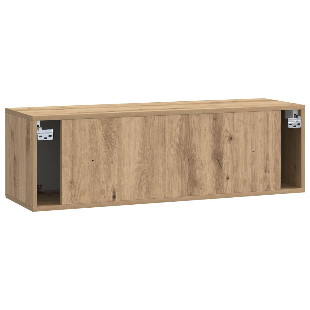 Wandmontierter TV-Schrank Artisan-Eiche 98 x 31 x 30 cm