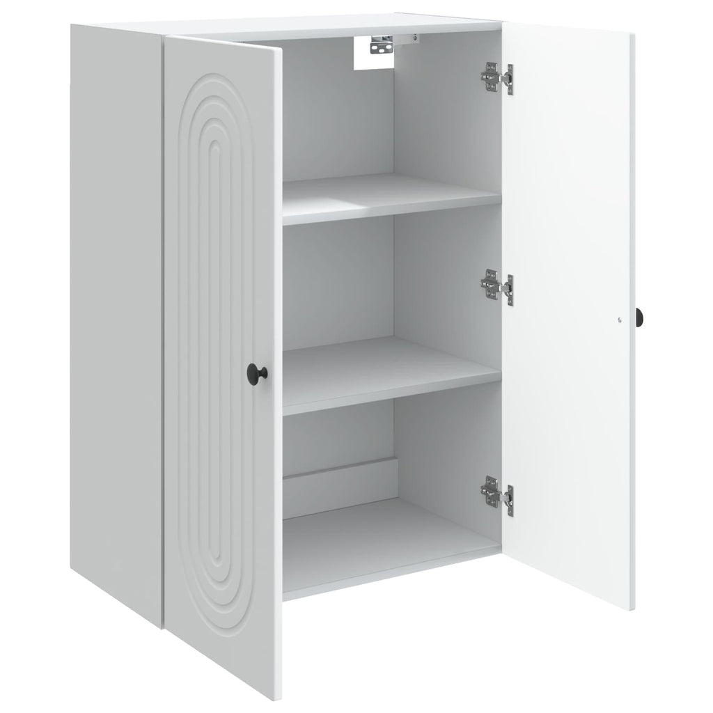 Wandschrank Weiß 66 x 34,5 x 90 cm Holzwerkstoff