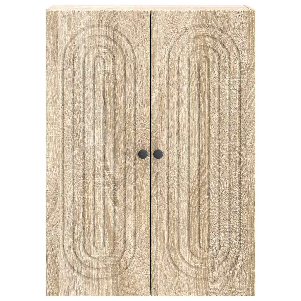 Wandschrank Sonoma-Eiche 66 x 34,5 x 90 cm Holzwerkstoff