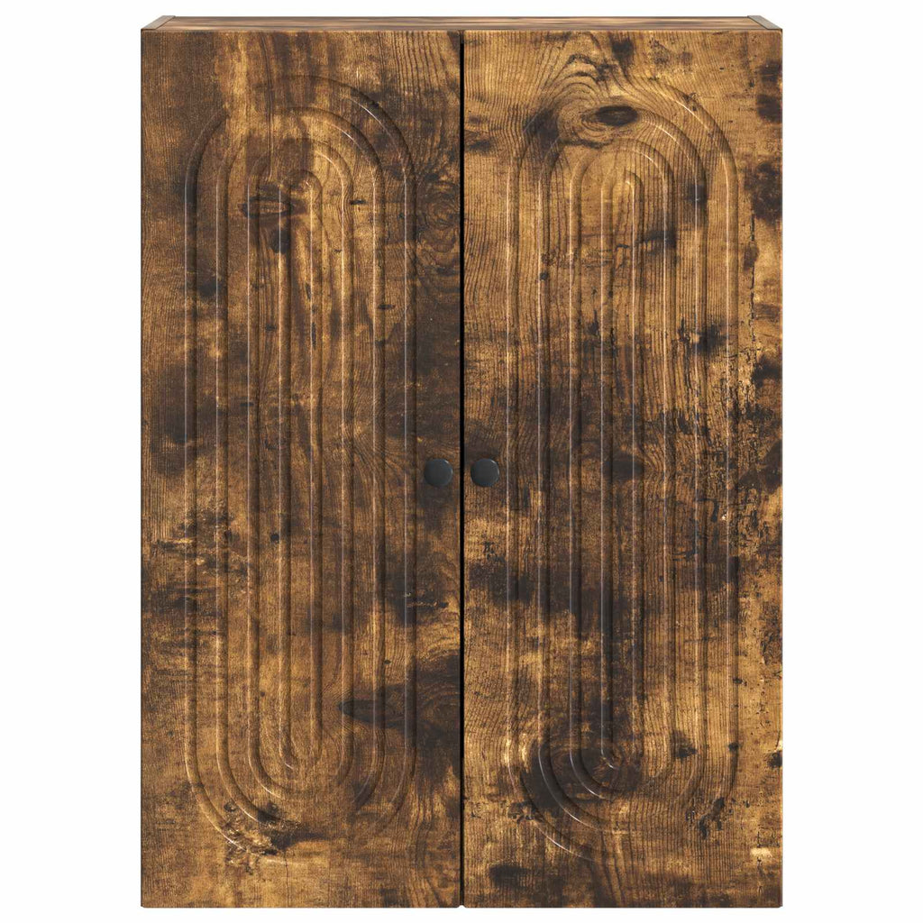 Wandschrank Geräucherte Eiche 66 x 34,5 x 90 cm Holzwerkstoff