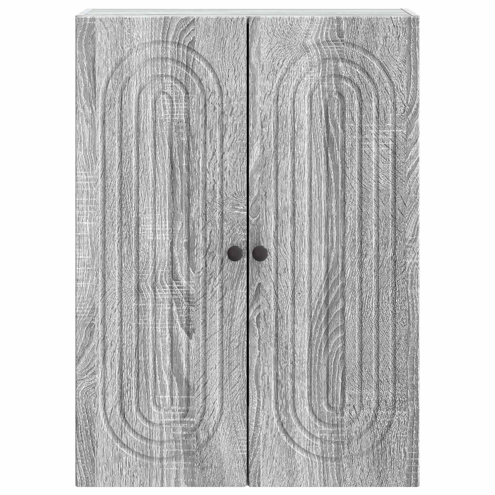 Wandschrank Grau Sonoma 66 x 34,5 x 90 cm Holzwerkstoff