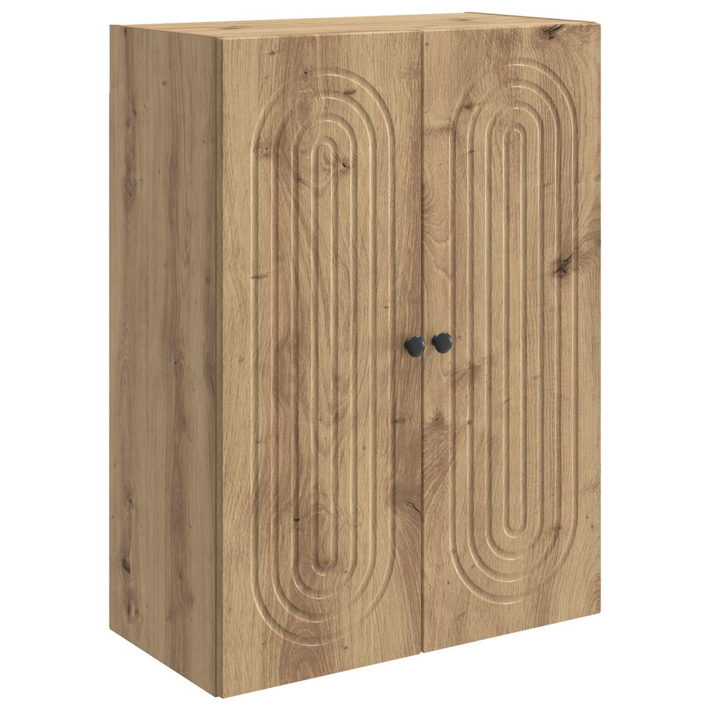 Wandschrank Artisan-Eiche 66 x 34,5 x 90 cm Holzwerkstoff