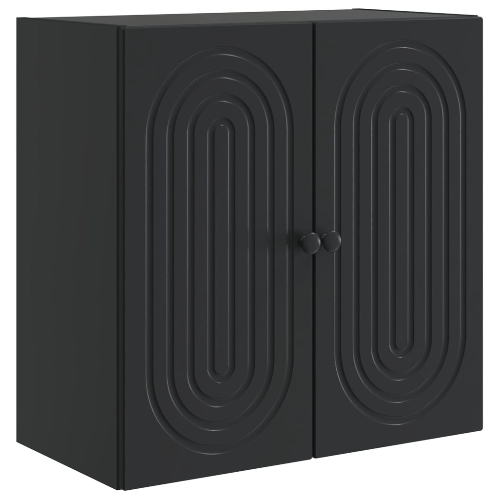 Wandschrank Schwarz 59 x 31 x 60 cm Holzwerkstoff