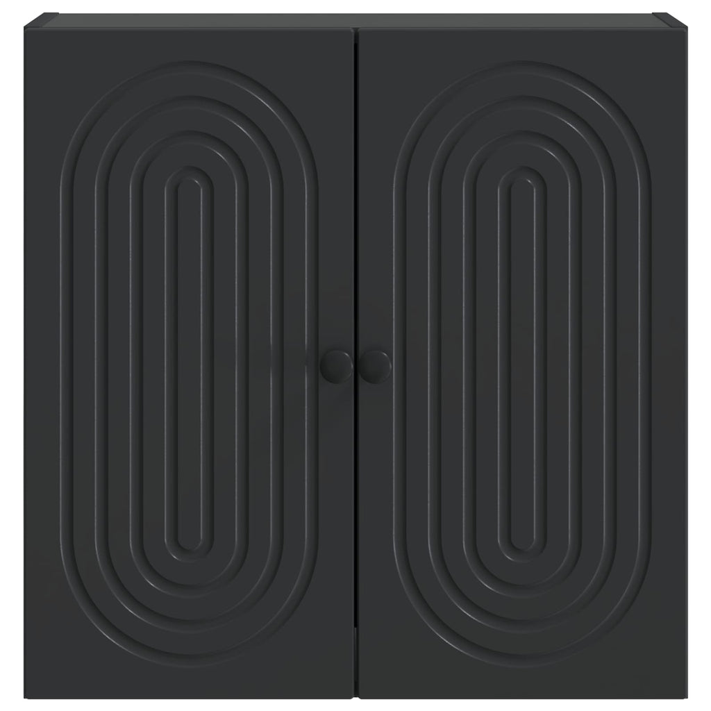 Wandschrank Schwarz 59 x 31 x 60 cm Holzwerkstoff