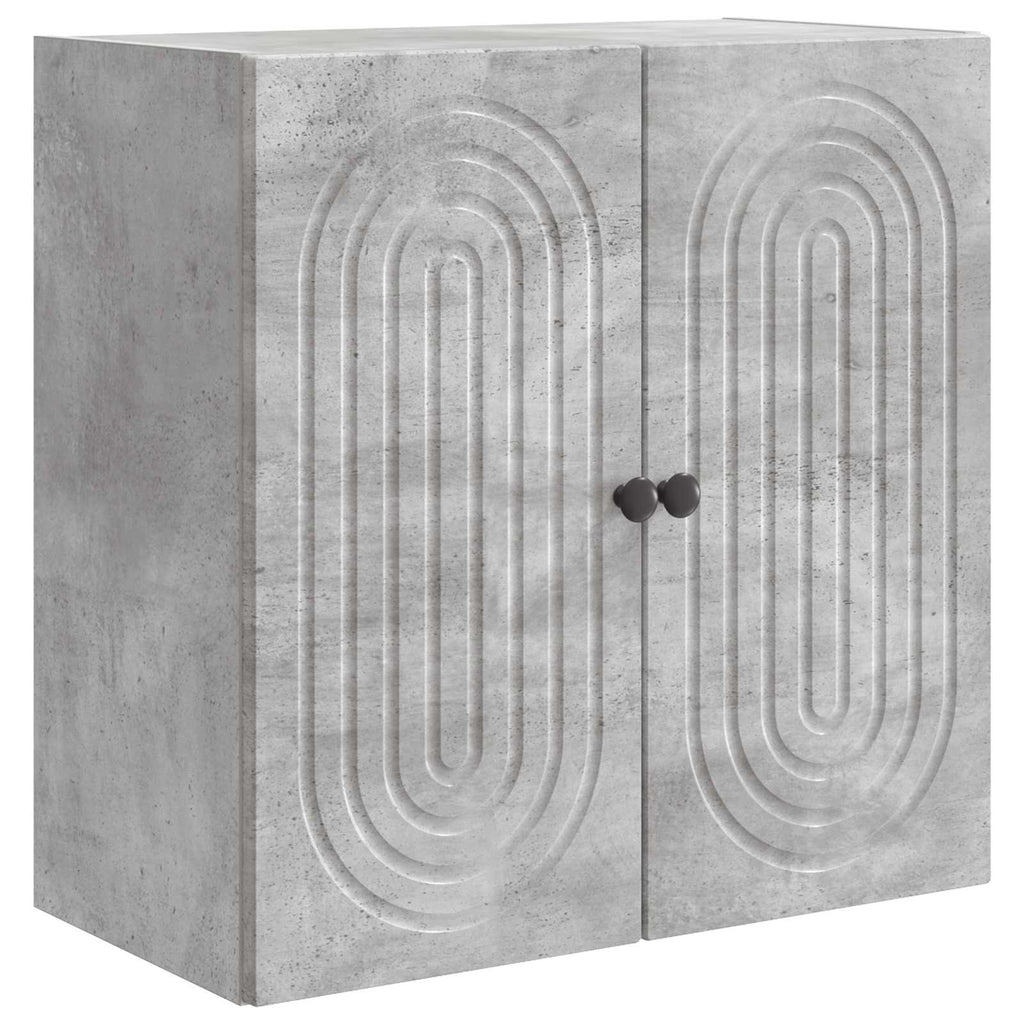 Wandschrank Betongrau 59 x 31 x 60 cm Holzwerkstoff