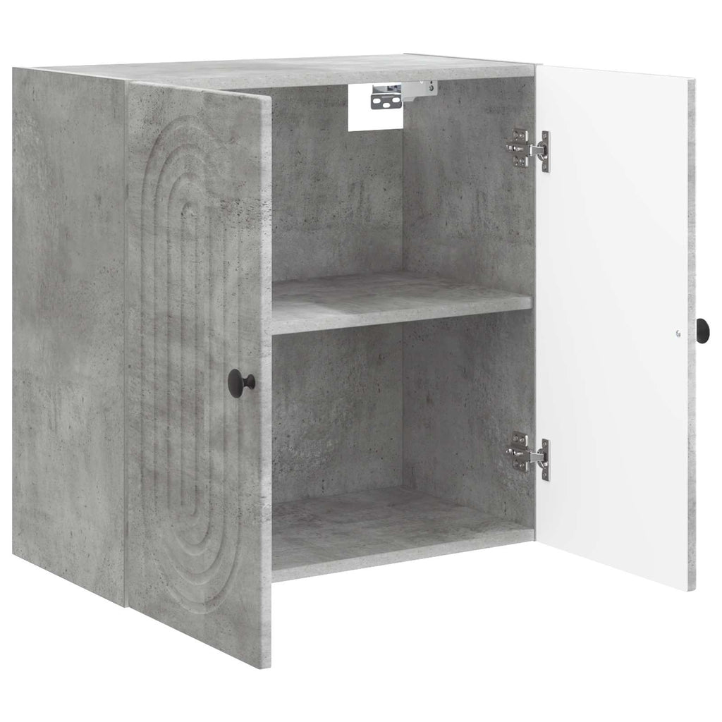 Wandschrank Betongrau 59 x 31 x 60 cm Holzwerkstoff